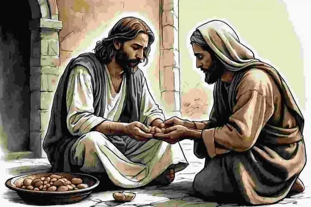 Jesus e o mendigo